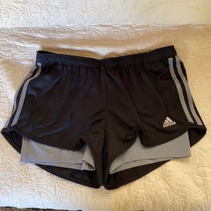NWT Addidas Performance running shorts. Size M